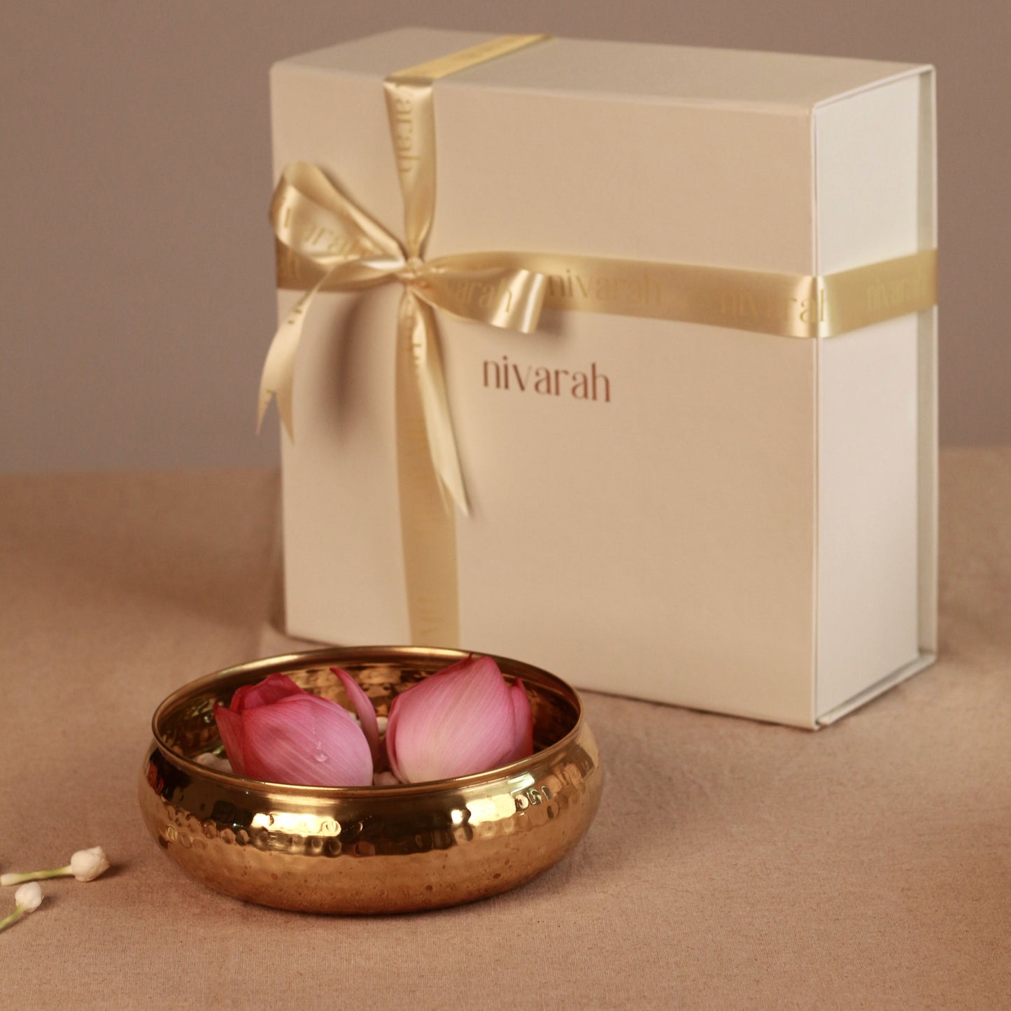 Taksh - Hammered Brass Decor Bowl