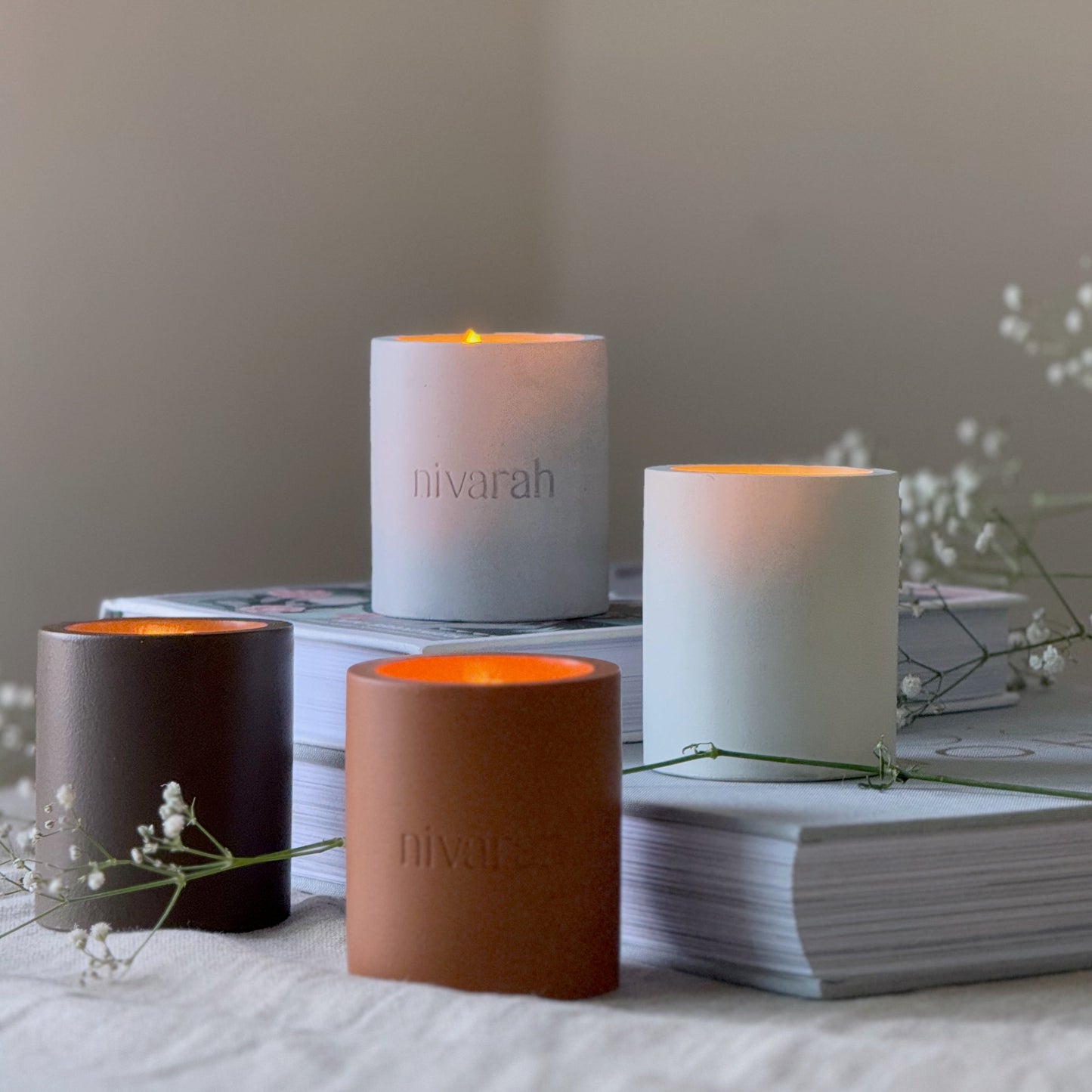 Pack of 4 Scented Candles (50g x 4)