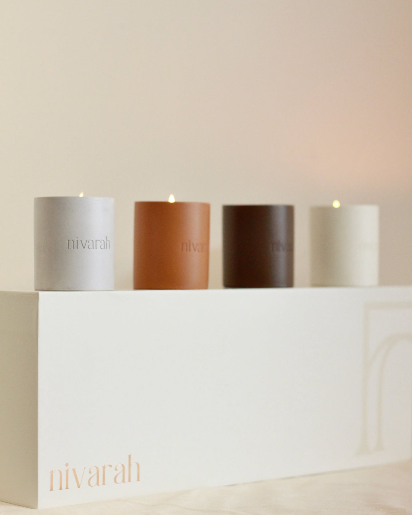 Pack of 4 Scented Candles (50g x 4)