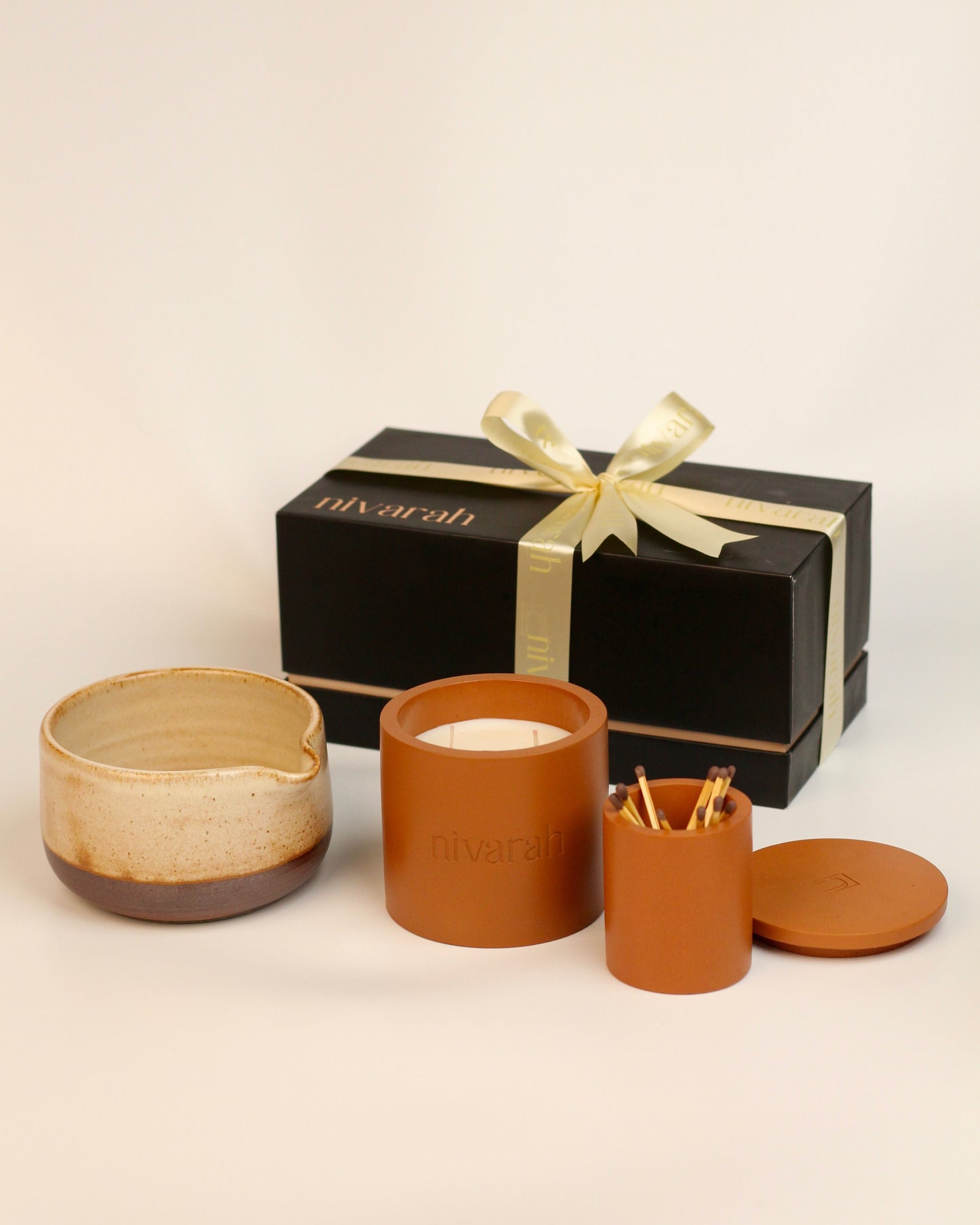 Sukoon Matcha Bowl & Candle Gift Set