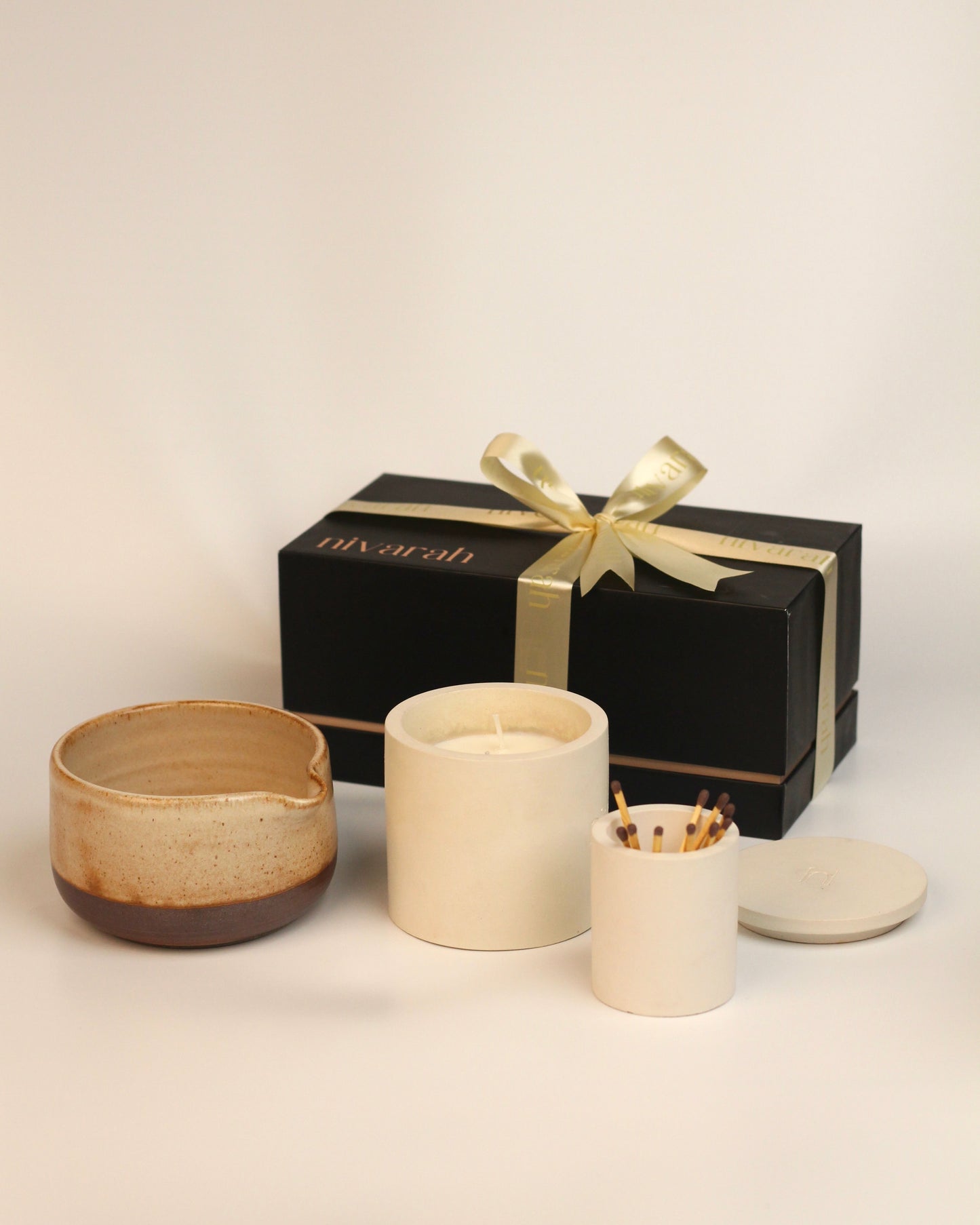Sukoon Matcha Bowl & Candle Gift Set