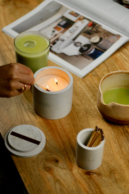 Sukoon Matcha Bowl & Candle Gift Set