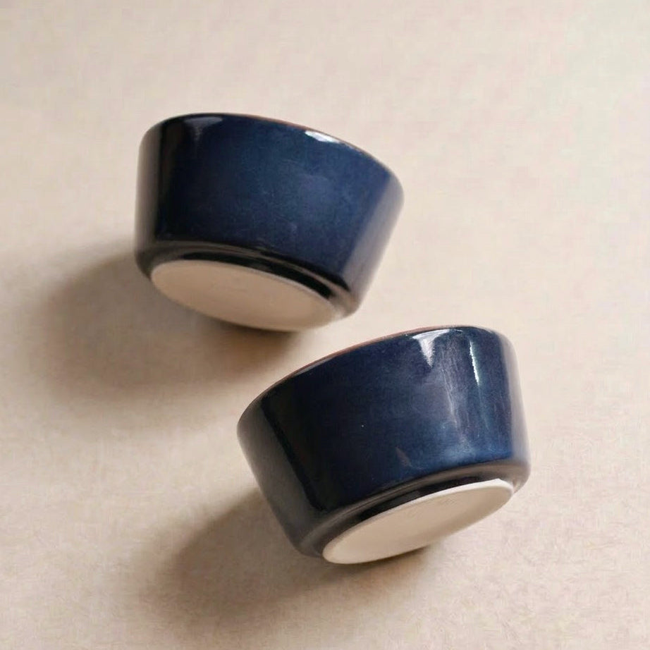 silvat - stoneware bowl set, rust midnight
