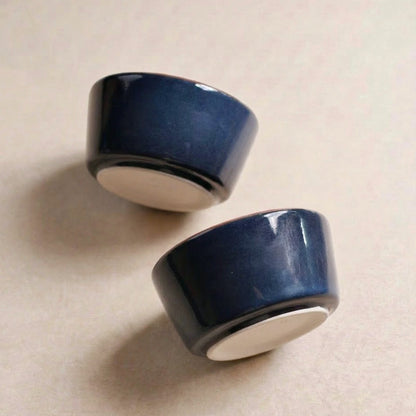silvat - stoneware bowl set, rust midnight