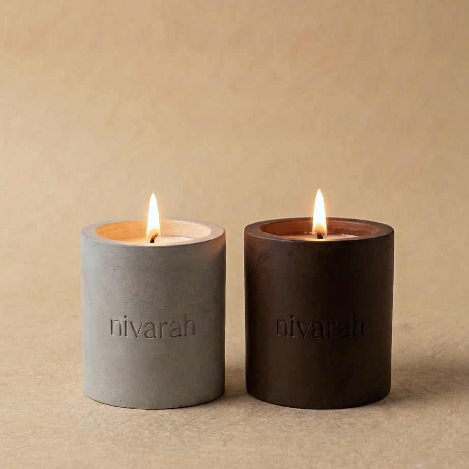 Pack of 2 Candles - Coastal Breeze & Mahogany Teakwood