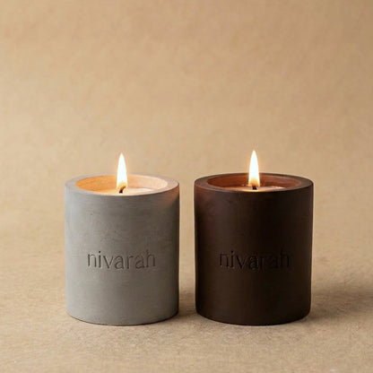 Pack of 2 Candles - Coastal Breeze & Mahogany Teakwood