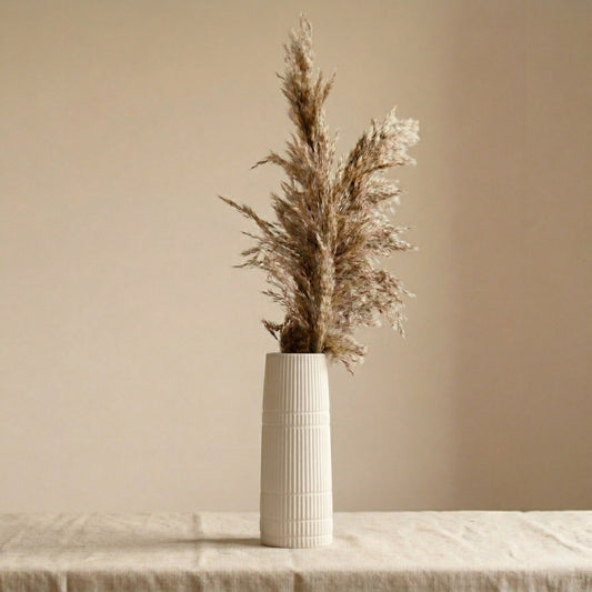 Linea Vase Snow and Flowers Set - Single