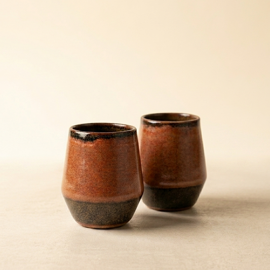 maati - stoneware tumbler set of 2