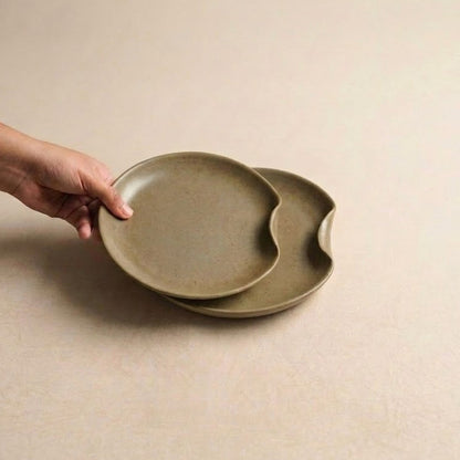 silvat - stoneware side plate set